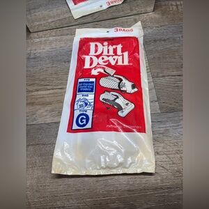 Genuine Dirt Devil Type G Corded Hand Vac Vacuum 1 Pack of 3 Bags